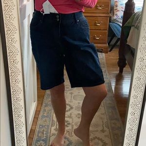 Lane Bryant, size 16, Bermuda Jean shorts.
